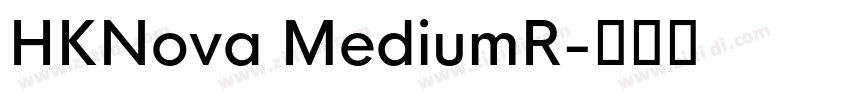 HKNova MediumR字体转换